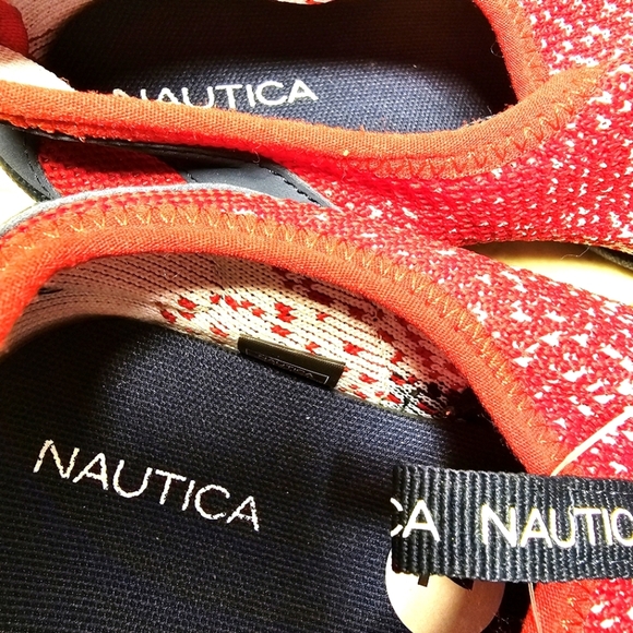 NWT Nautica Womens Red White & Blue "Francess" Slip-on Water Shoes Size 7 - Picture 6 of 8